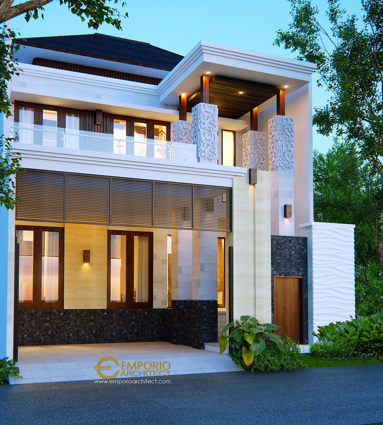 Detail Rumah Modern Contemporary Nomer 9