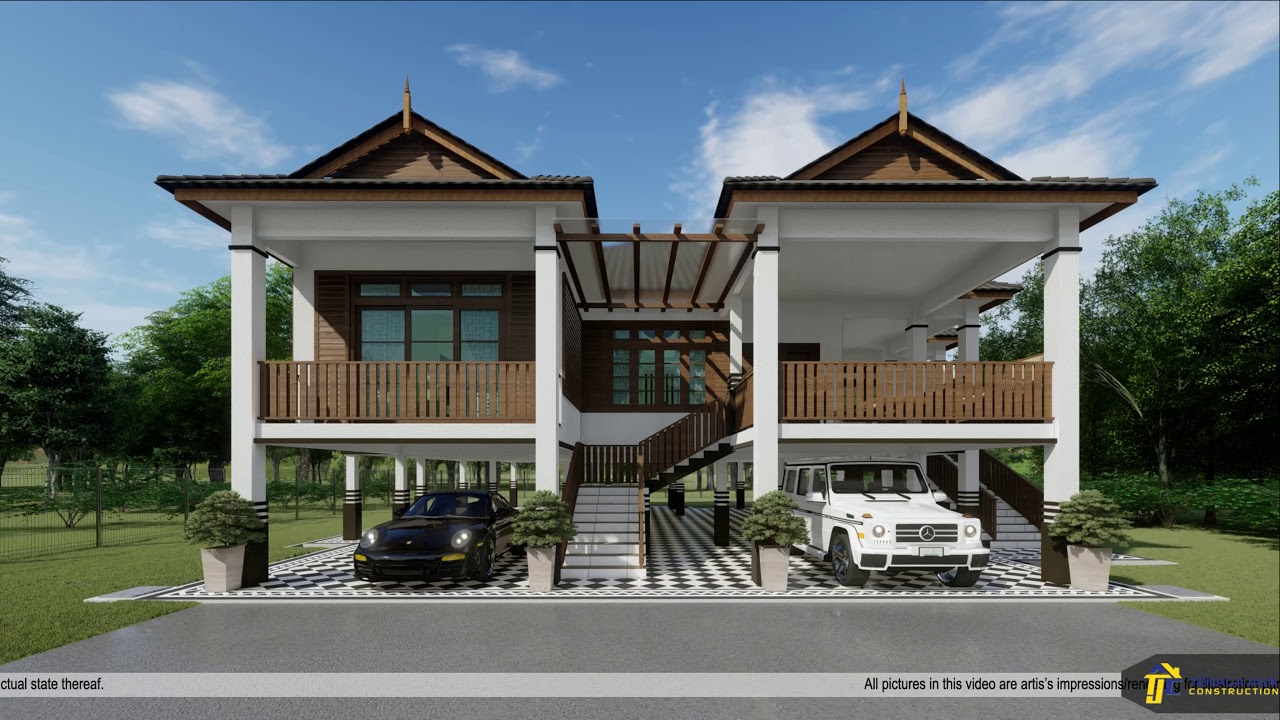 Detail Rumah Modern Melayu Nomer 19
