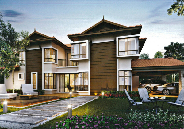 Detail Rumah Modern Melayu Nomer 24