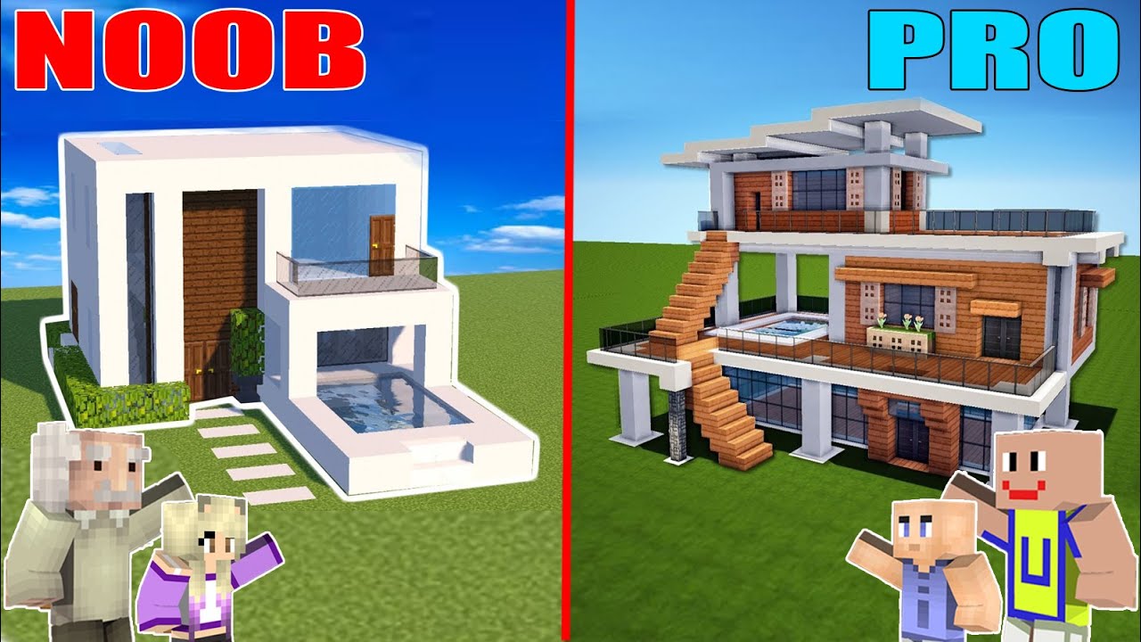 Detail Rumah Modern Minecraft Nomer 29