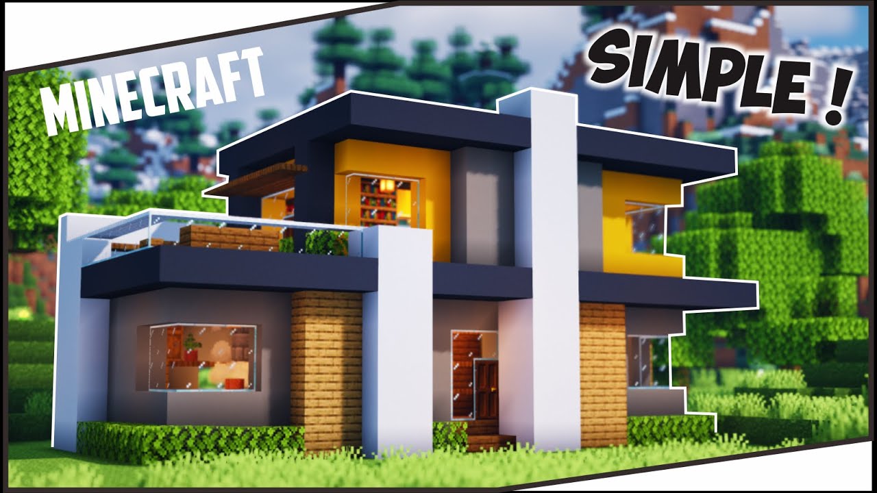 Detail Rumah Modern Minecraft Nomer 49