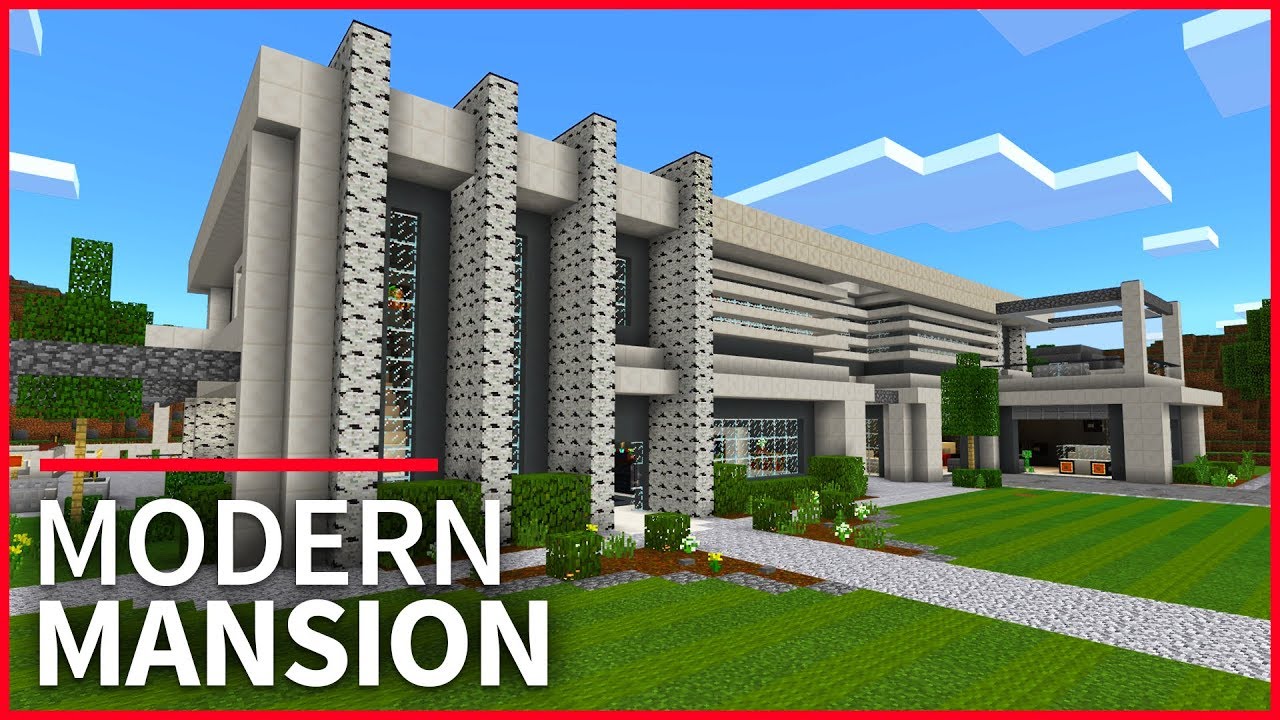 Detail Rumah Modern Minecraft Pe Nomer 20