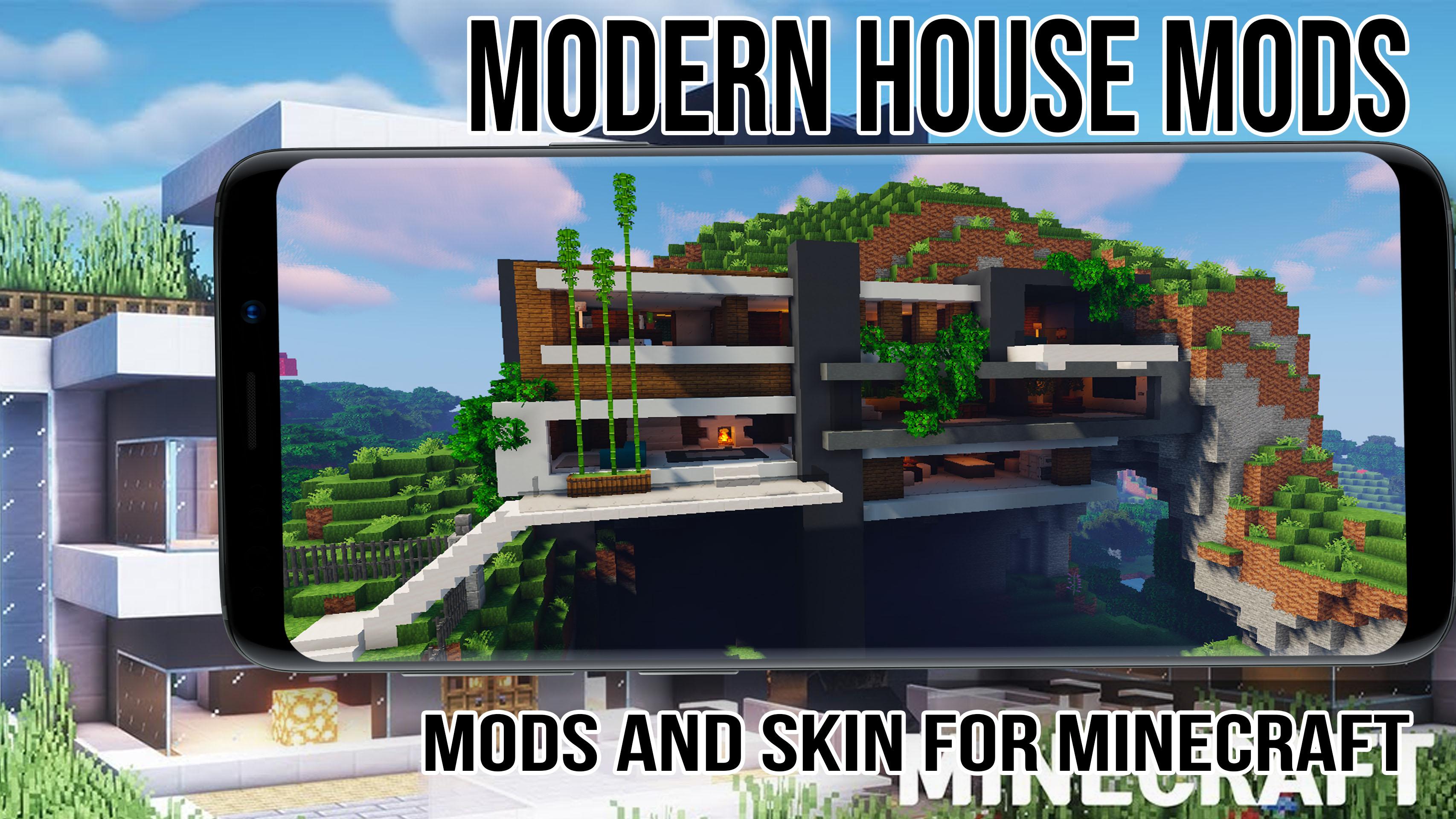 Detail Rumah Modern Minecraft Pe Nomer 21