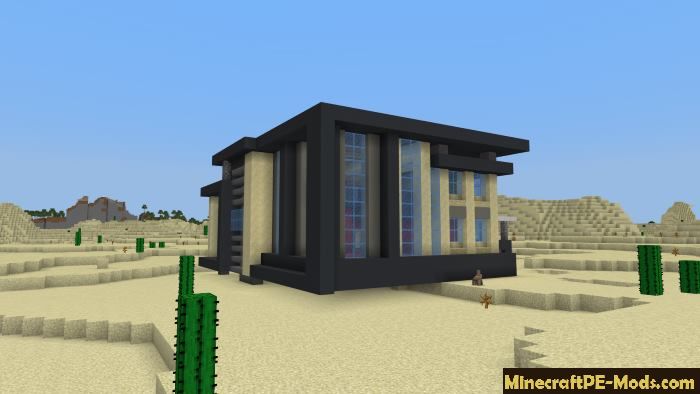 Detail Rumah Modern Minecraft Pe Nomer 36