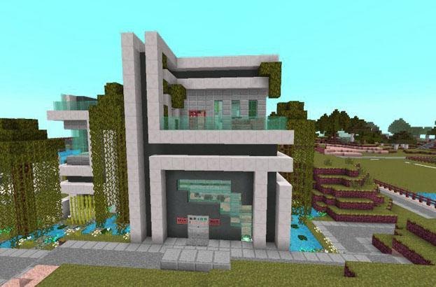 Detail Rumah Modern Minecraft Pe Nomer 46