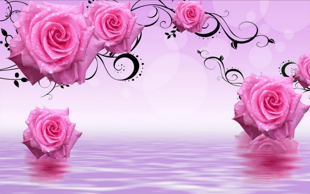 Detail Wallpaper Bunga Mawar 3d Nomer 13