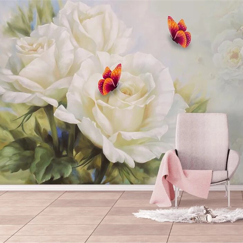 Detail Wallpaper Bunga Mawar Putih 3d Nomer 35