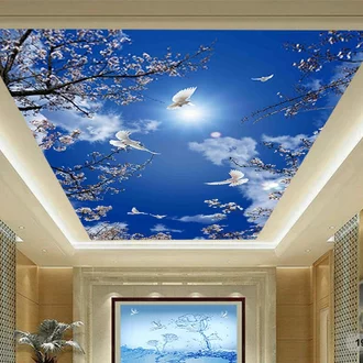 Detail Wallpaper Bunga Sakura Biru Nomer 10