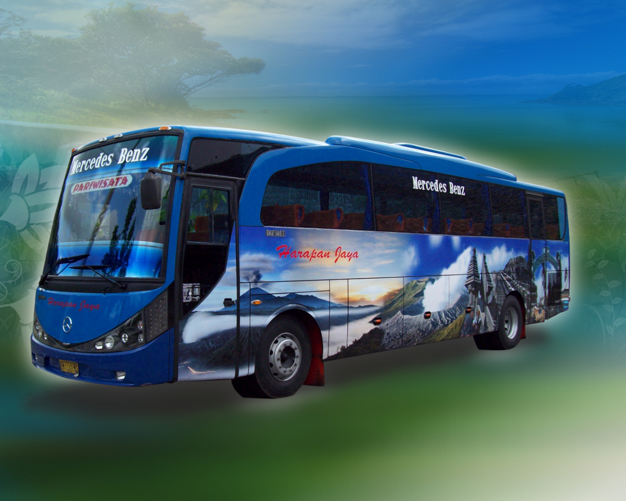 Detail Wallpaper Bus Malam Nomer 13