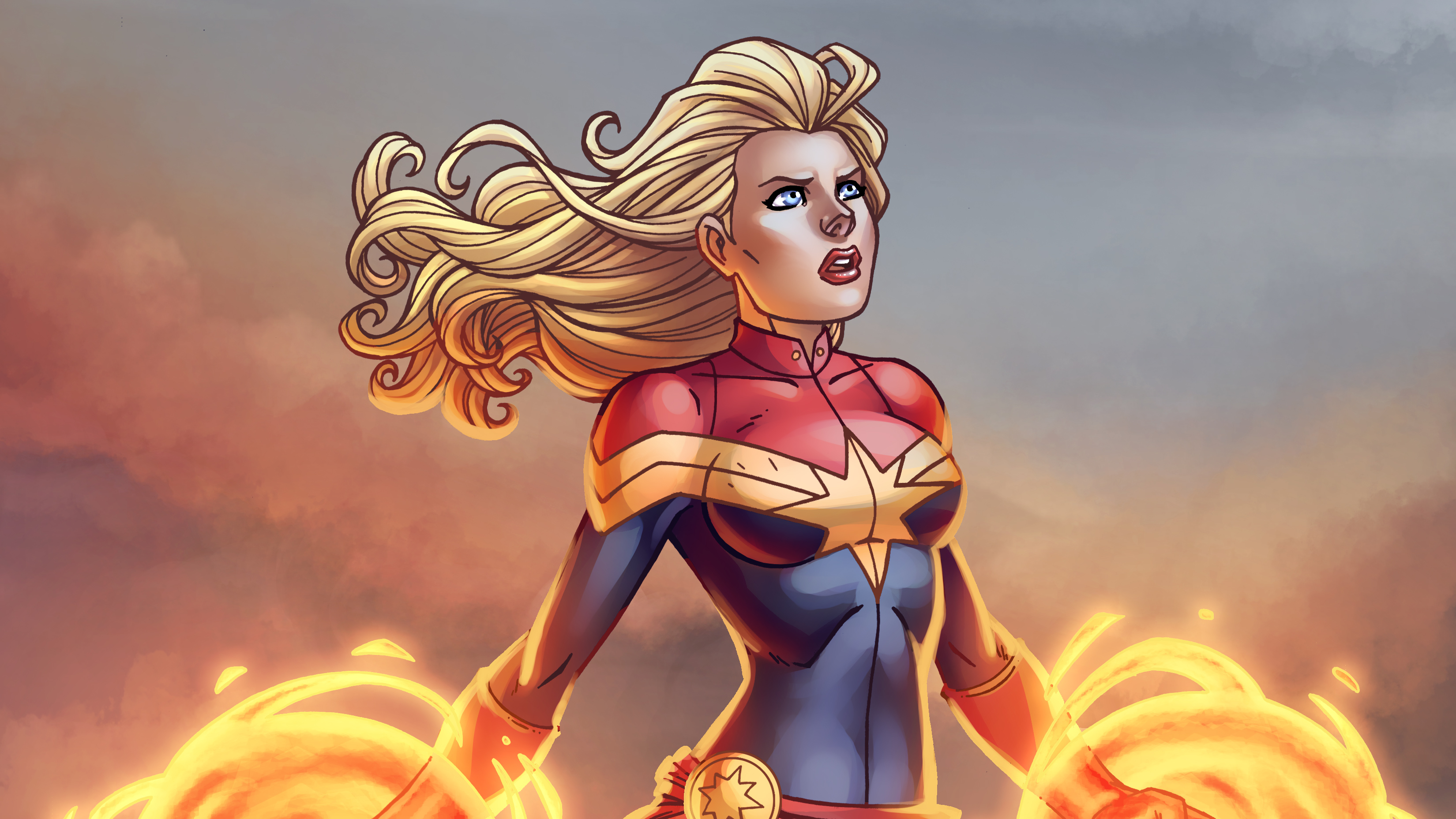 Detail Wallpaper Captain Marvel Nomer 48