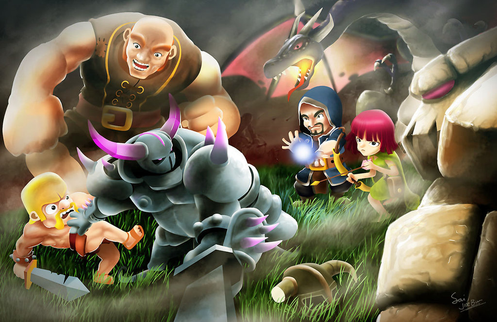 Detail Wallpaper Clans Of Clans Nomer 25