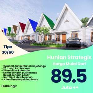 Detail Rumah Murah Di Solo Dibawah 100jt Nomer 39
