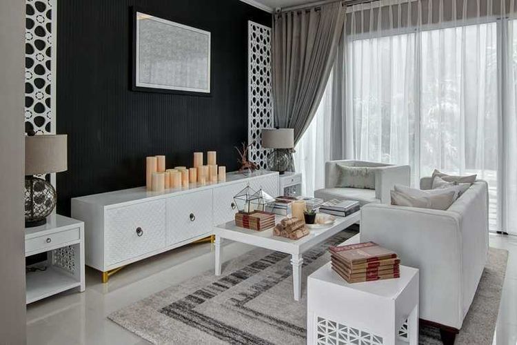 Detail Rumah Nuansa Hitam Putih Nomer 30