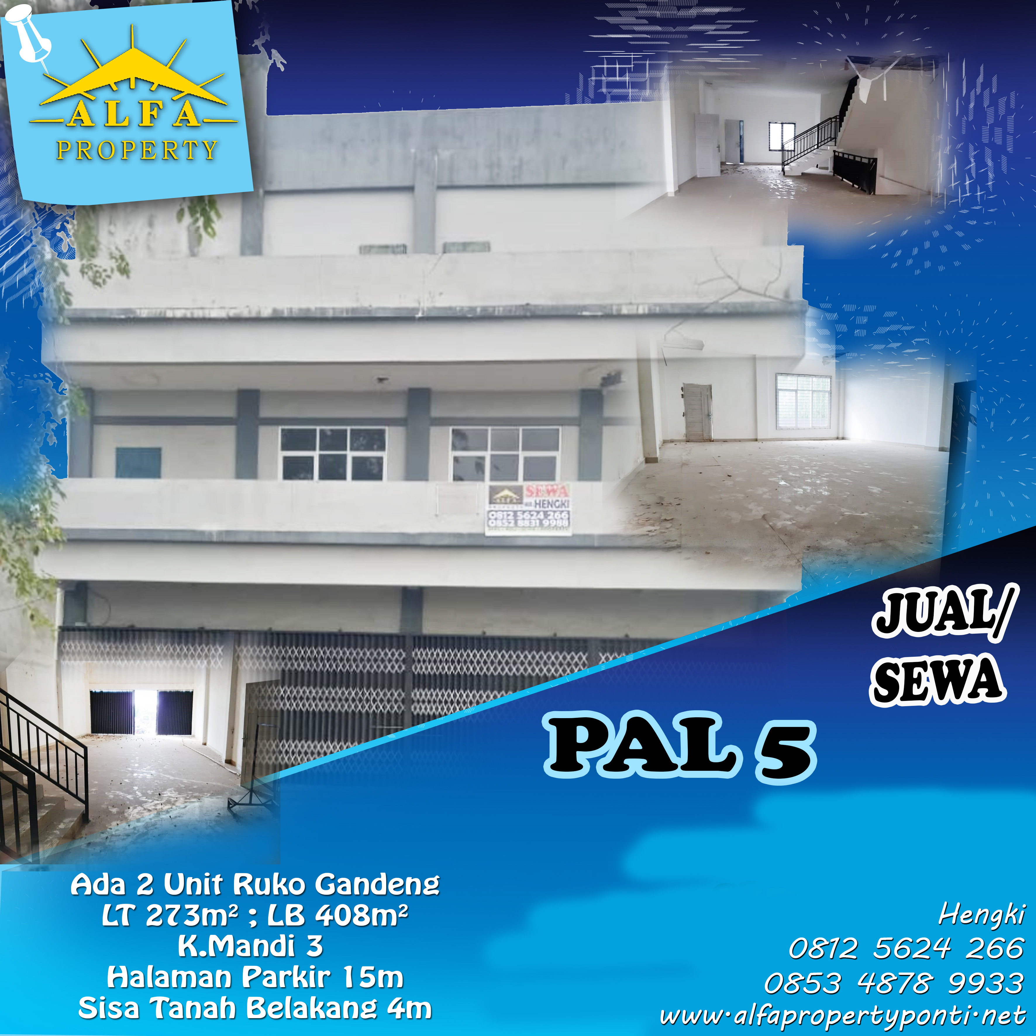 Detail Rumah Pal 5 Pontianak Nomer 16