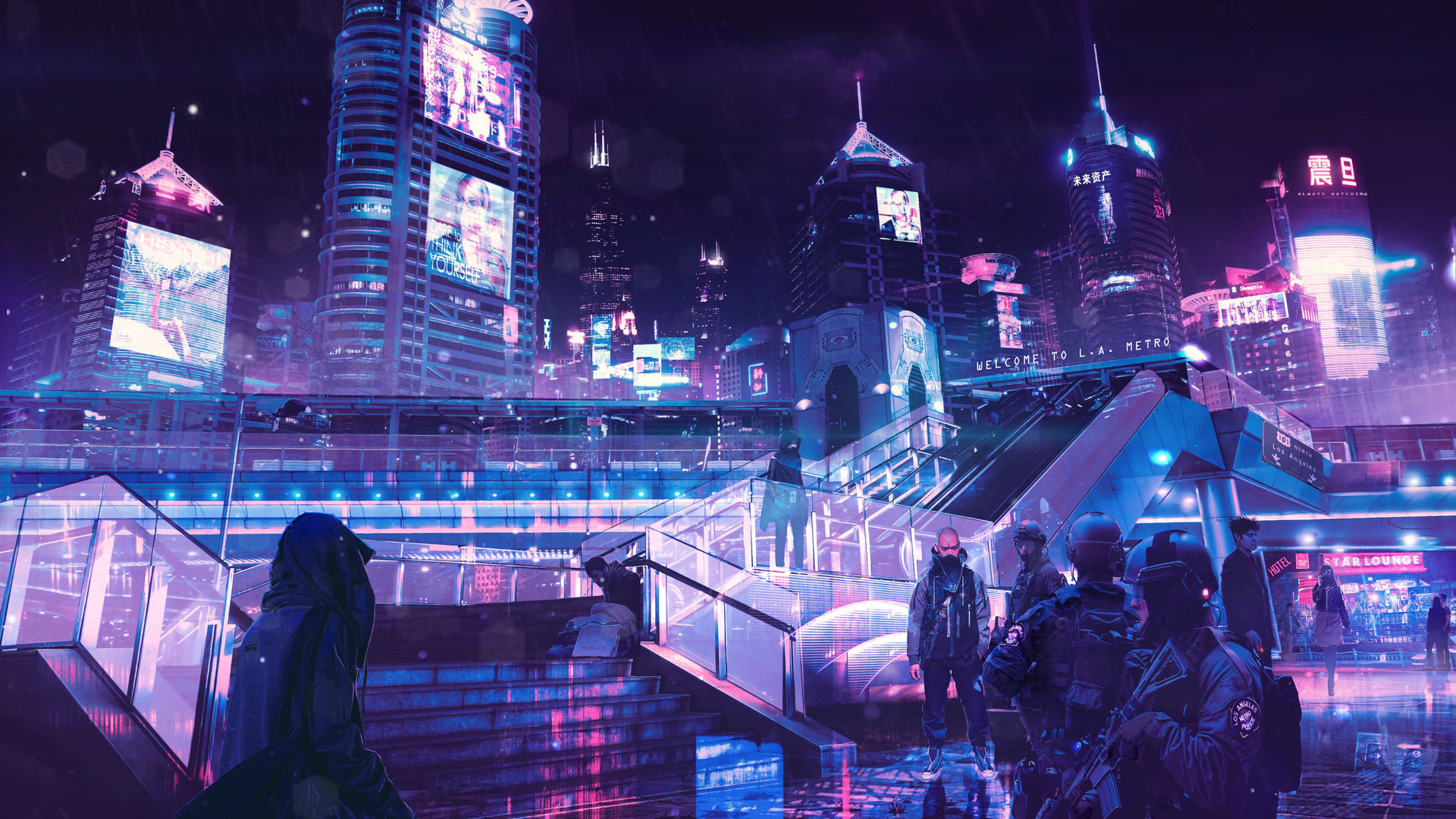 Detail Wallpaper Cyberpunk 4k Nomer 26