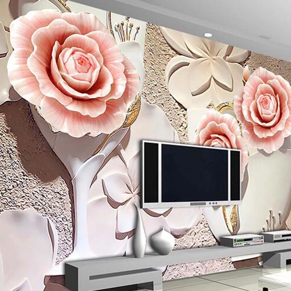 Detail Wallpaper Dinding 3d Bunga Nomer 32