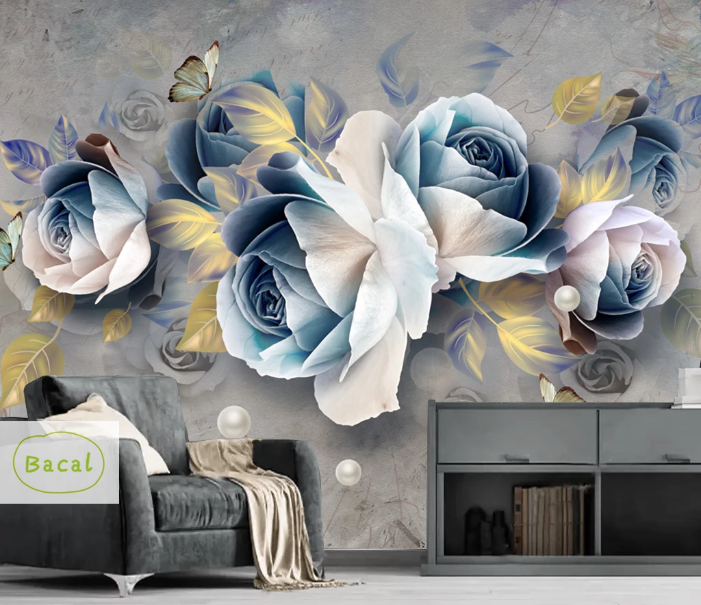 Detail Wallpaper Dinding 3d Bunga Nomer 41