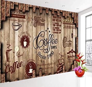 Detail Wallpaper Dinding 3d Cafe Nomer 4