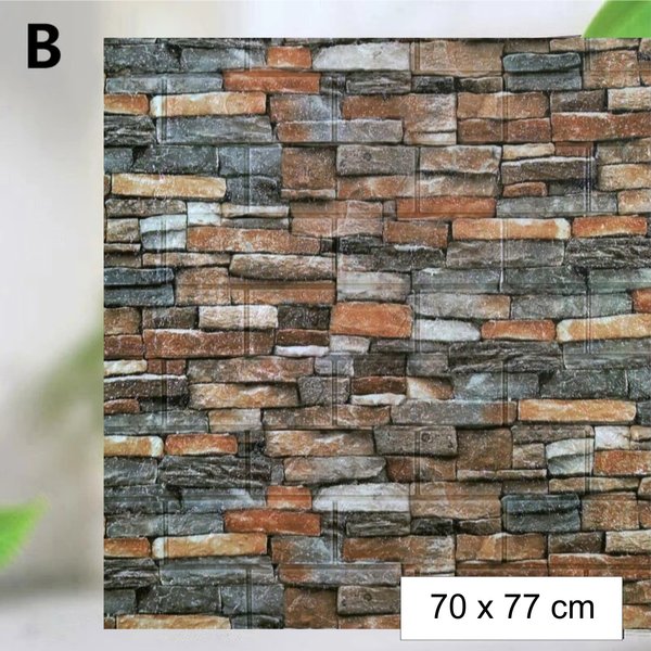 Detail Wallpaper Dinding 3d Motif Batu Alam Nomer 33
