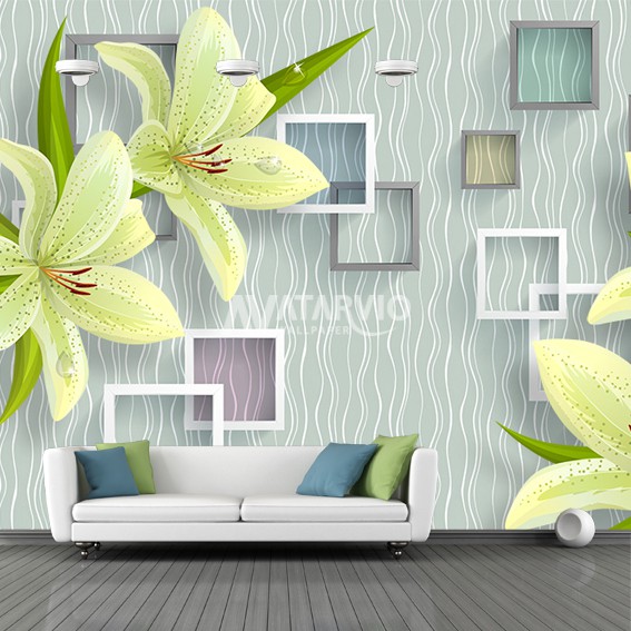 Wallpaper Dinding 3d Ruang Tamu