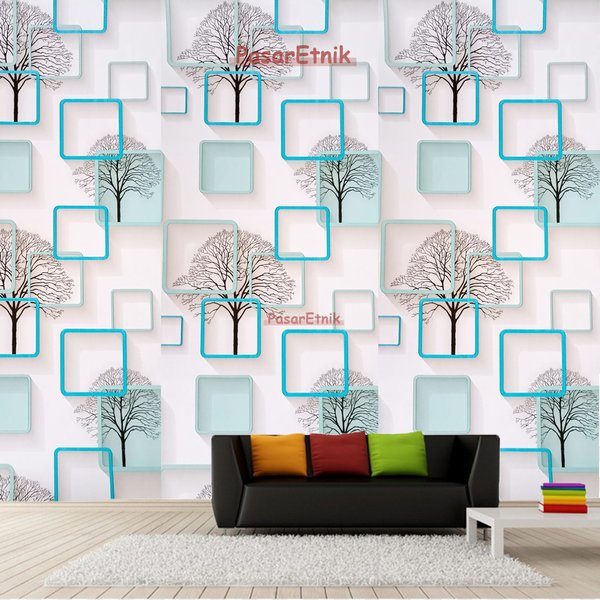 Wallpaper Dinding 3d Ruang Tamu