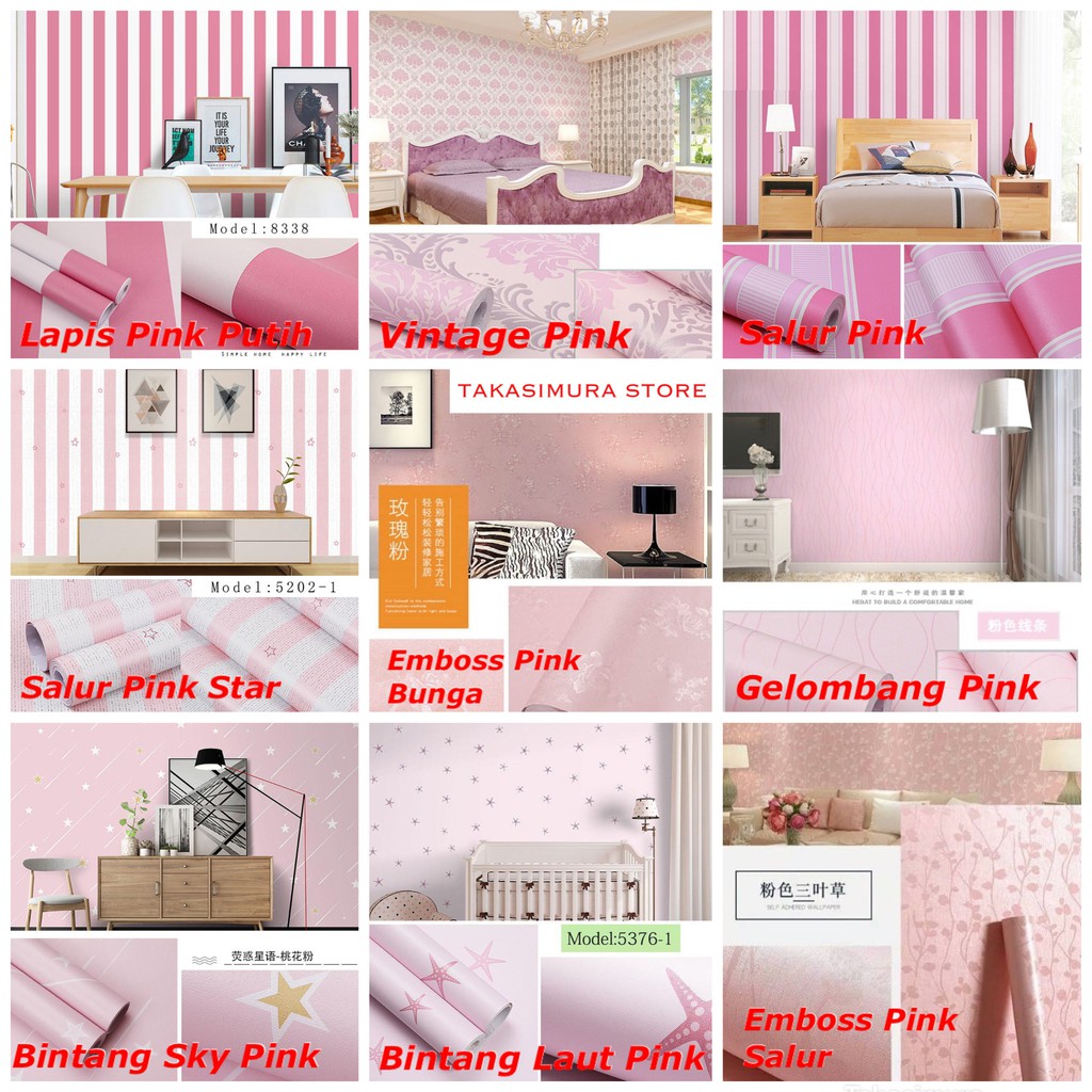 Detail Wallpaper Dinding Aesthetic Pink Nomer 54