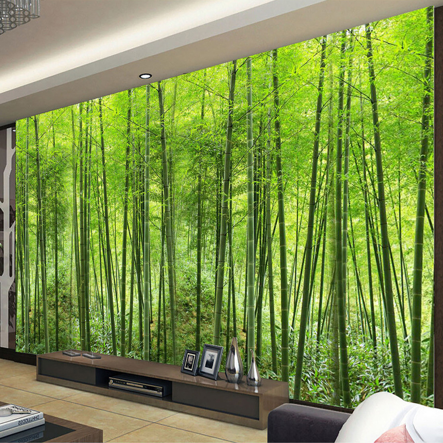 Detail Wallpaper Dinding Bambu 3d Nomer 15