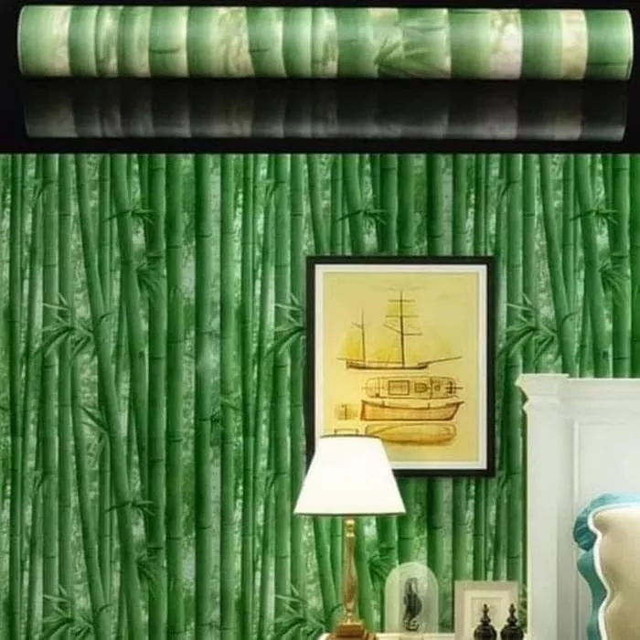 Detail Wallpaper Dinding Bambu 3d Nomer 27