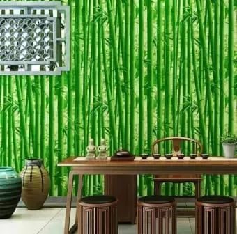 Detail Wallpaper Dinding Bambu 3d Nomer 33