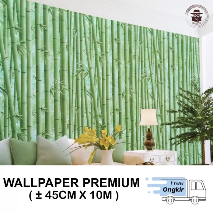 Detail Wallpaper Dinding Bambu 3d Nomer 37