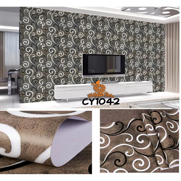 Detail Wallpaper Dinding Batik Coklat Nomer 34