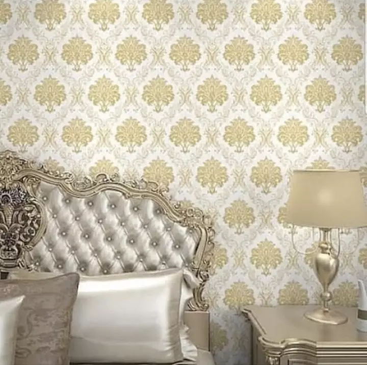 Detail Wallpaper Dinding Batik Gold Nomer 45