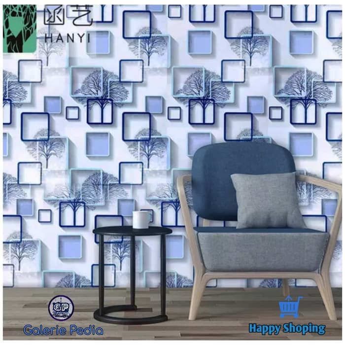 Detail Wallpaper Dinding Biru Nomer 19