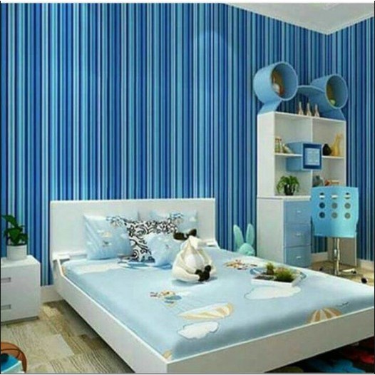 Detail Wallpaper Dinding Biru Nomer 53