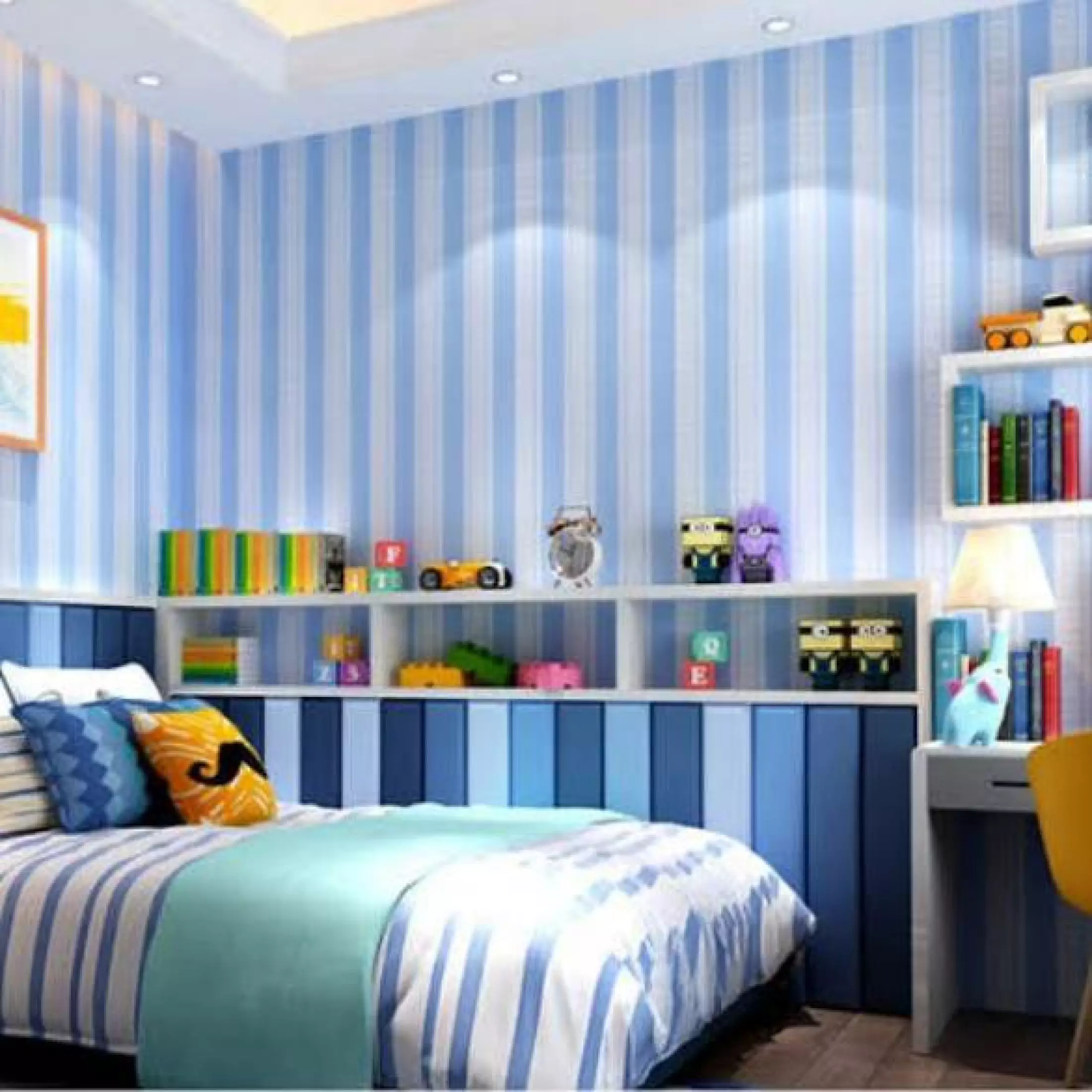 Detail Wallpaper Dinding Biru Muda Nomer 38