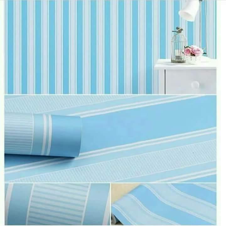 Detail Wallpaper Dinding Biru Putih Nomer 3