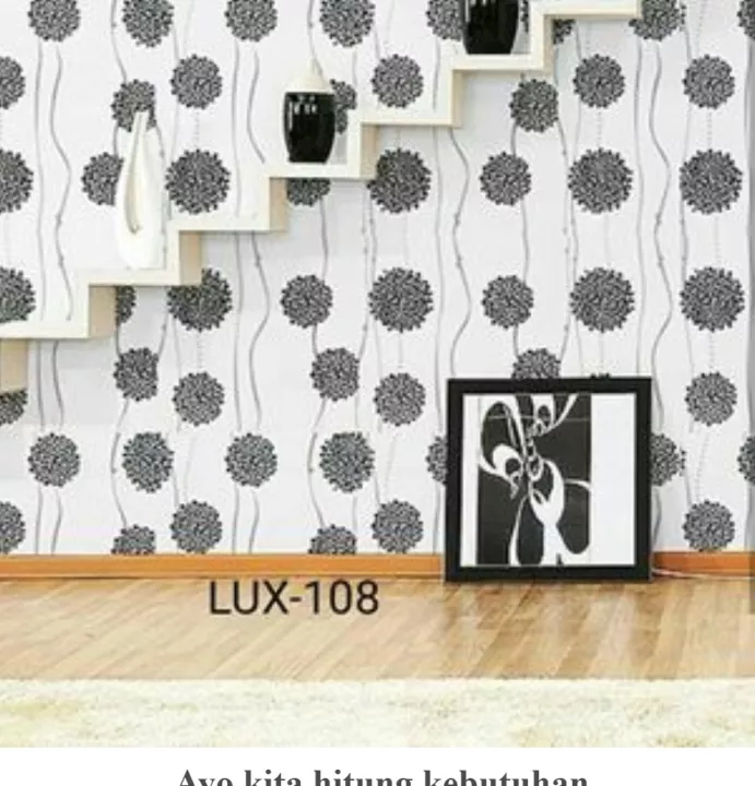 Detail Wallpaper Dinding Bunga Hitam Putih Nomer 35