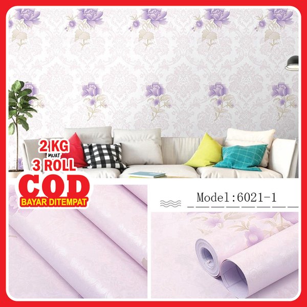 Detail Wallpaper Dinding Bunga Ungu Nomer 27