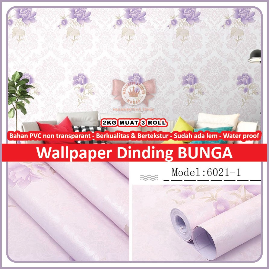 Detail Wallpaper Dinding Bunga Ungu Nomer 54