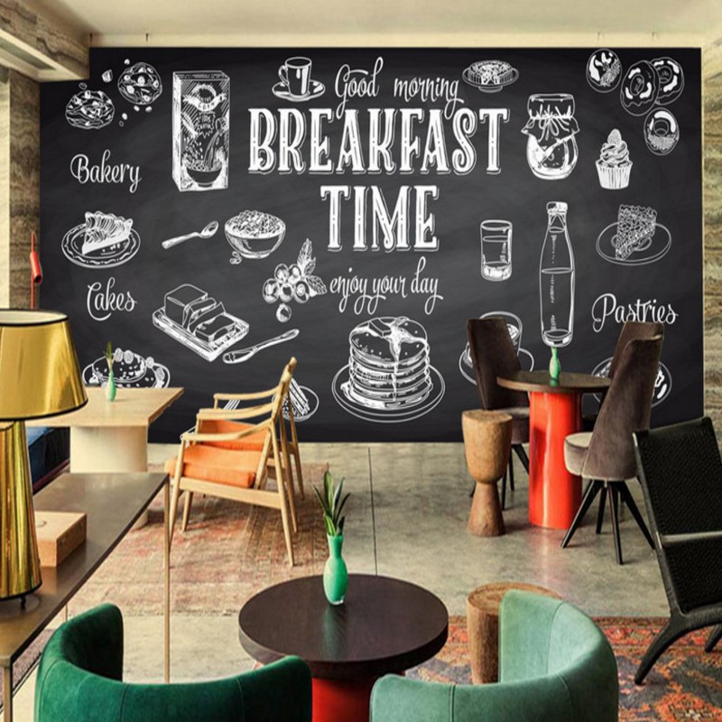 Detail Wallpaper Dinding Cafe Hitam Putih Nomer 3