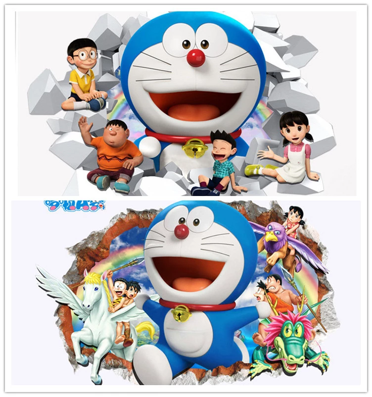 Detail Wallpaper Dinding Doraemon 3d Nomer 35