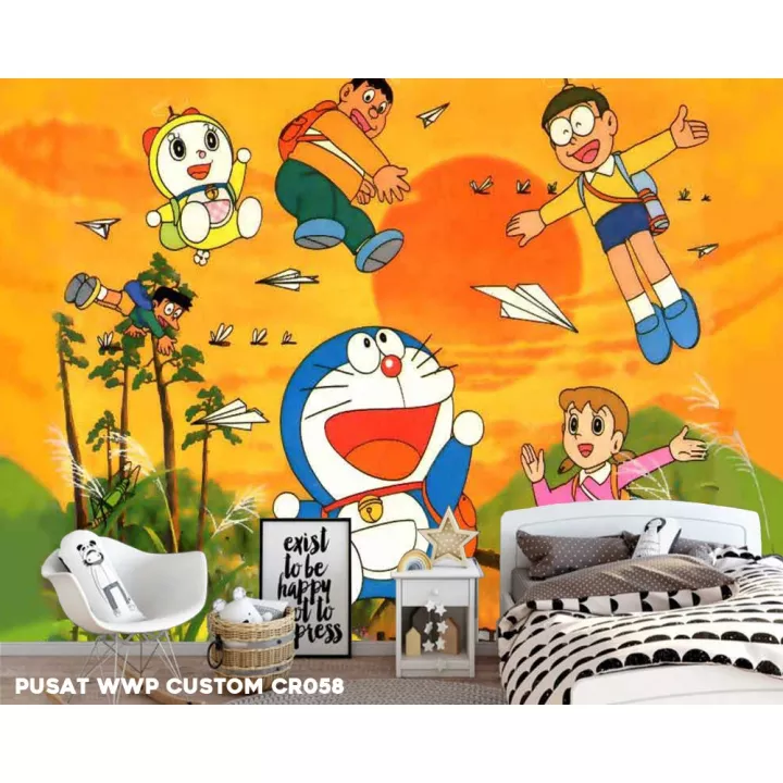 Detail Wallpaper Dinding Doraemon 3d Nomer 47