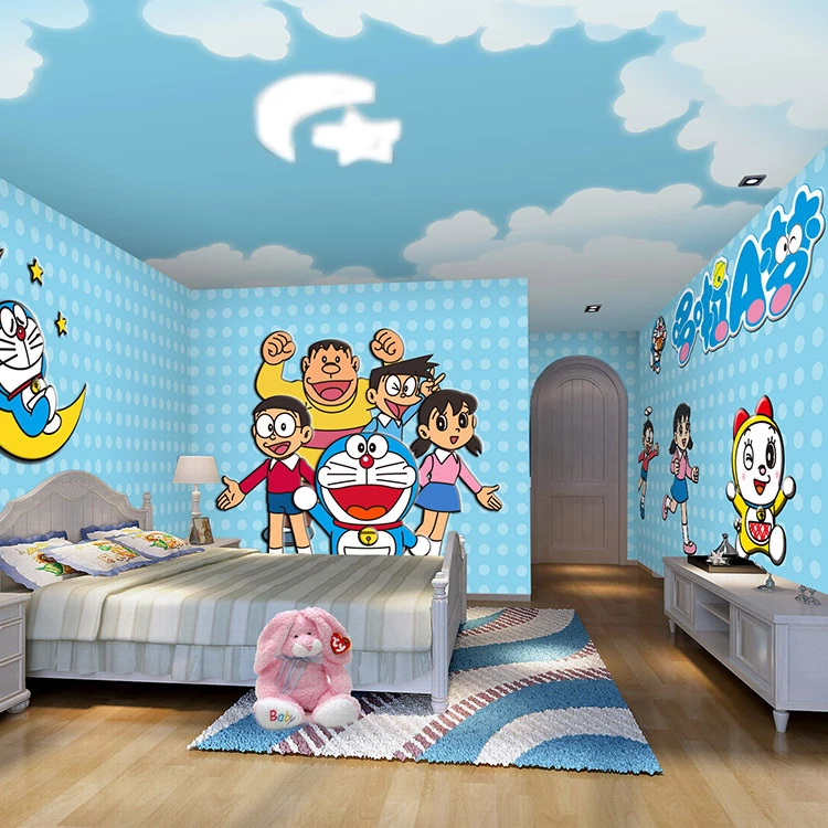 Detail Wallpaper Dinding Doraemon 3d Nomer 55