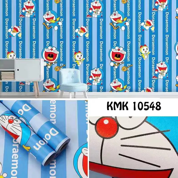 Detail Wallpaper Dinding Doraemon Garis Nomer 11