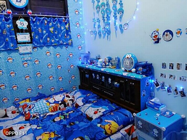 Detail Wallpaper Dinding Doraemon Garis Nomer 20