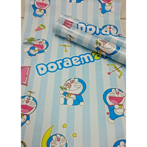 Detail Wallpaper Dinding Doraemon Garis Nomer 31