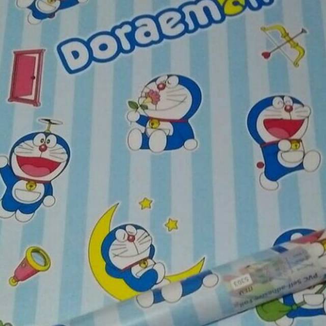 Detail Wallpaper Dinding Doraemon Garis Nomer 52