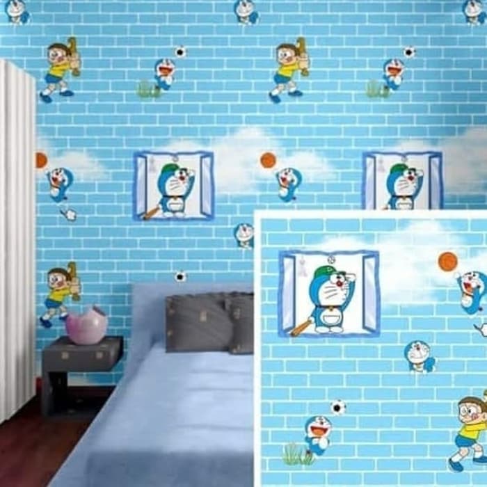 Detail Wallpaper Dinding Doraemon Keren Nomer 44