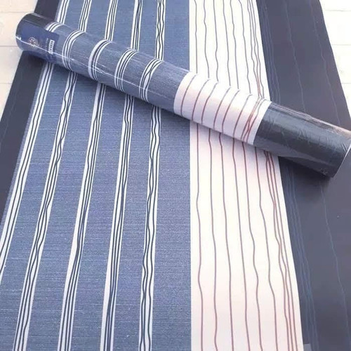 Detail Wallpaper Dinding Garis Biru Putih Nomer 45