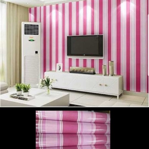 Detail Wallpaper Dinding Garis Biru Putih Nomer 56